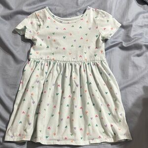 Cat & Jack Multicolor Heart Print Dress